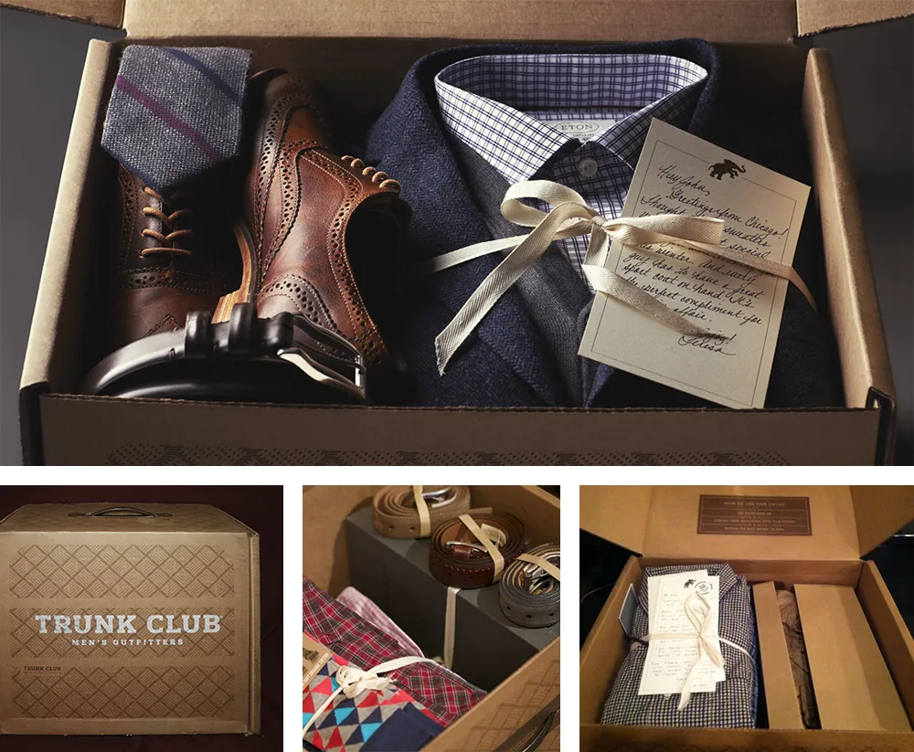 Дизайн упаковки trunk club 