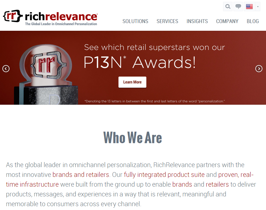 Показатели компании RichRelevance