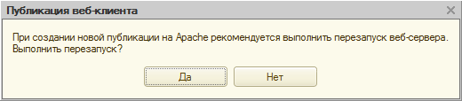 Публикация веб-клиента Публикация веб-клиента