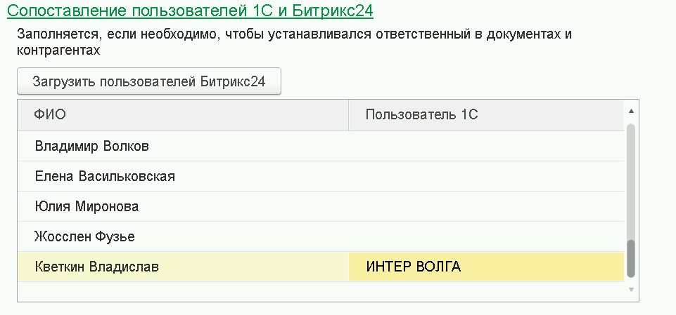 Сопоставление пользователей Сопоставление пользователей в системах