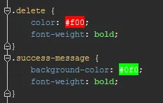 Пример хорошего кода c вынесенным CSS в отдельный файл