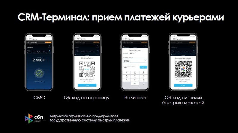 CRM-Терминал: прием платежей курьерами