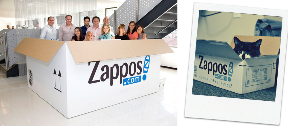 Дизайн упаковки Zappos Дизайн упаковки Zappos