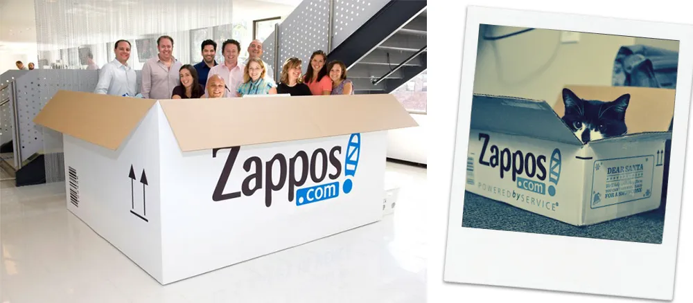 Дизайн упаковки Zappos