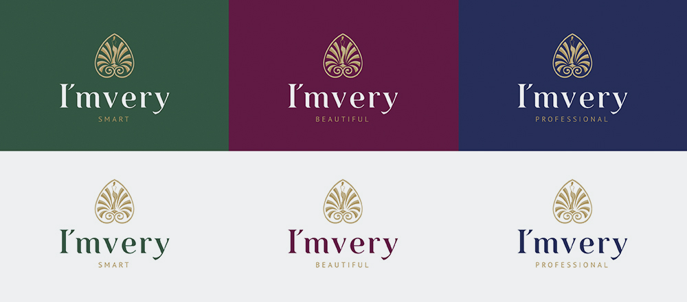разработка нейминга названия логотипа imvery студия красоты